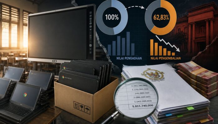 Kerugian Negara atas Chromebook dan Smart Board di Disdik Buton Capai 62,83 Persen dari Nilai Pengadaan